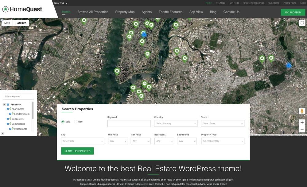 HomeQuest Real Estate Directory Child Theme