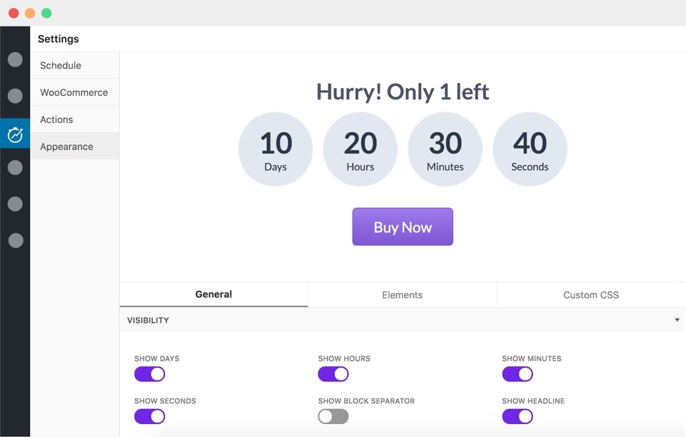 HurryTimer for WordPress