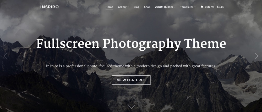 Best Minimal WordPress Themes: Inspiro