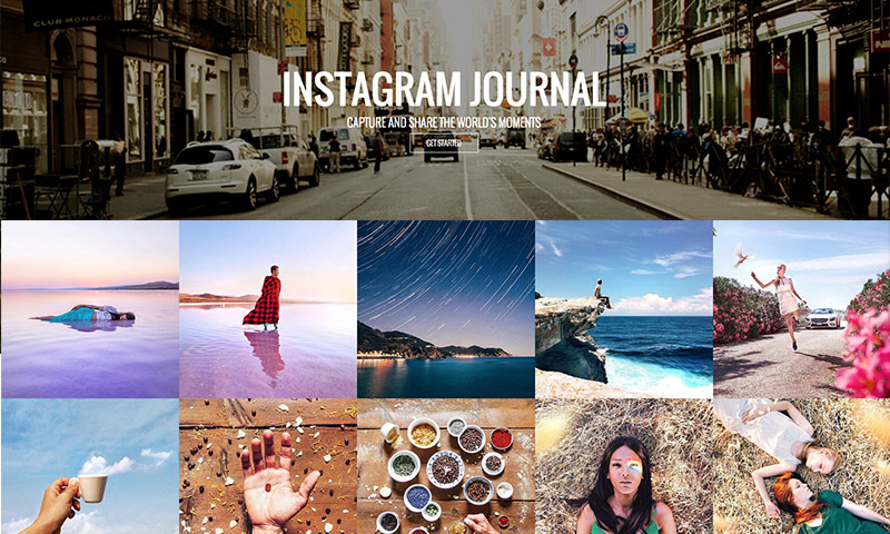 instagram journal portfolio wordpress plugin