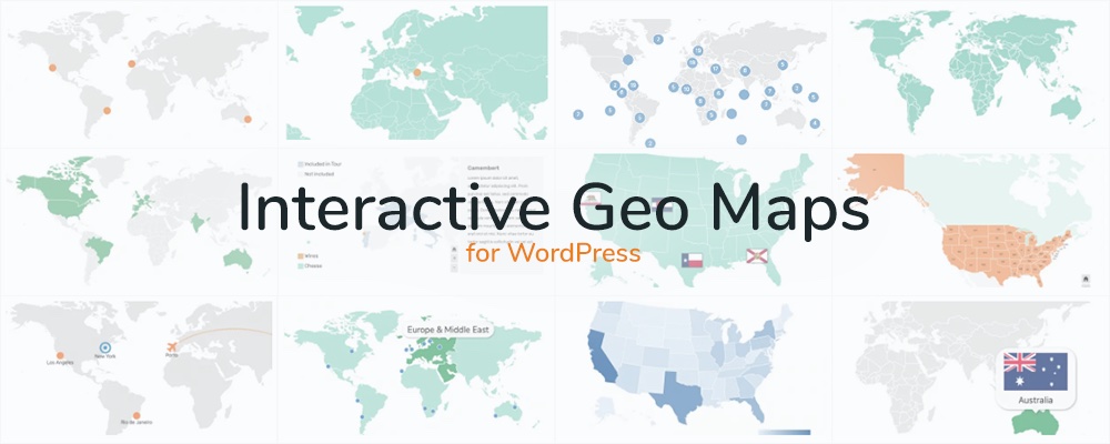 Complemento de WordPress de mapas geográficos interactivos