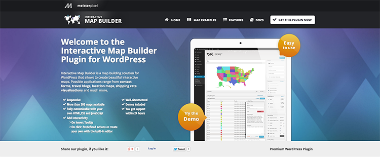 Los mejores complementos de mapeo: complemento de generador de mapas interactivo