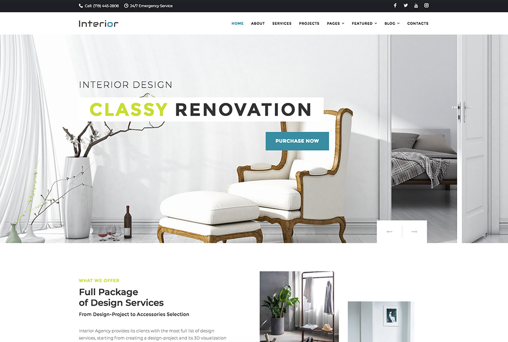 15 Best Interior Design Architecture Themes For Wordpress