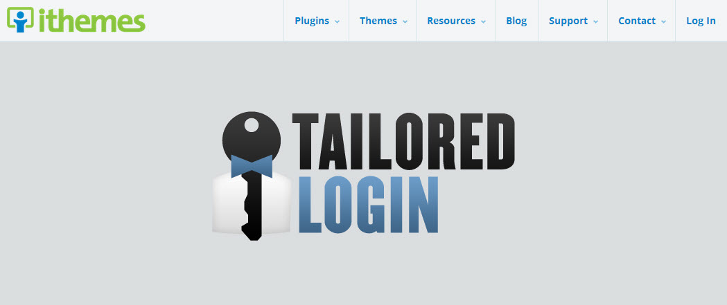 ithemes Tailored Login WordPress Plugin