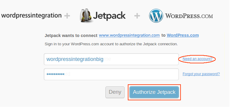 Jetpack Sign-in