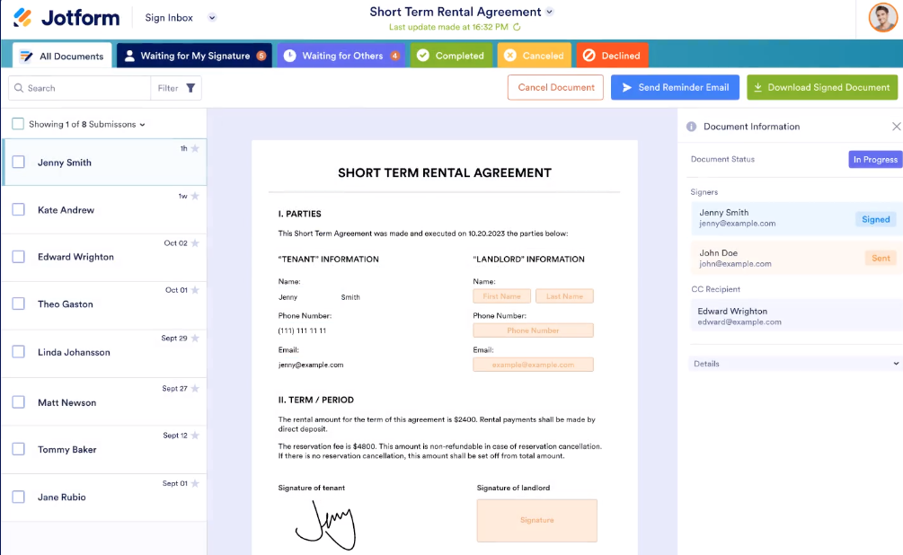 JotForm Sign