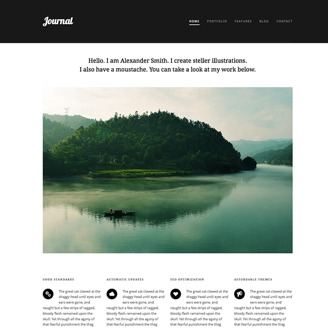 Journal Small Business WordPress Theme WPExplorer