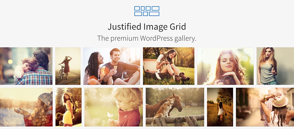 Justified Image Grid