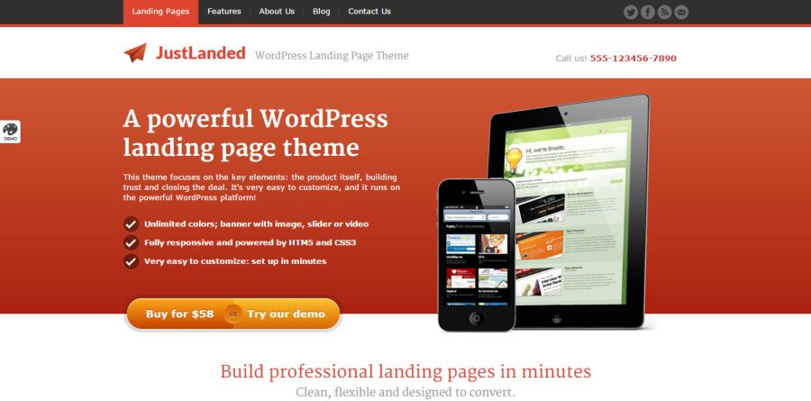 best landing page templates