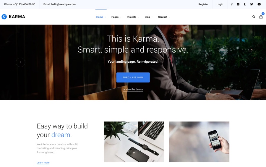 Karma Multipurpose WordPress Theme