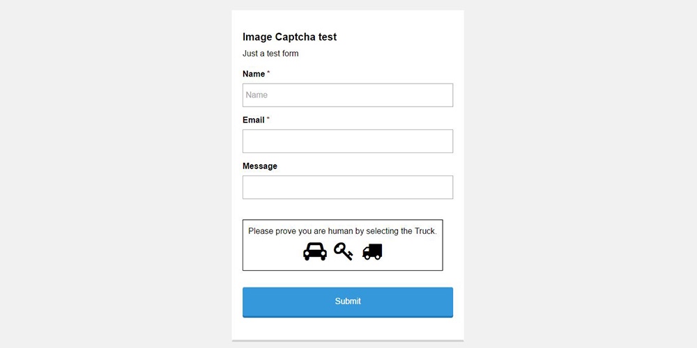 Image Captcha for Gravity forms