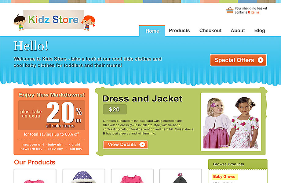 Kidz Store eCommerce WordPress Theme