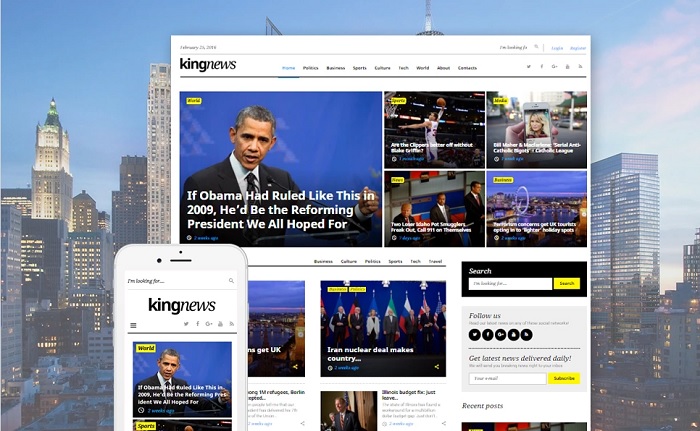 King News WordPress Theme