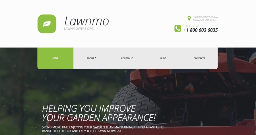 Lawnmo WordPress Theme