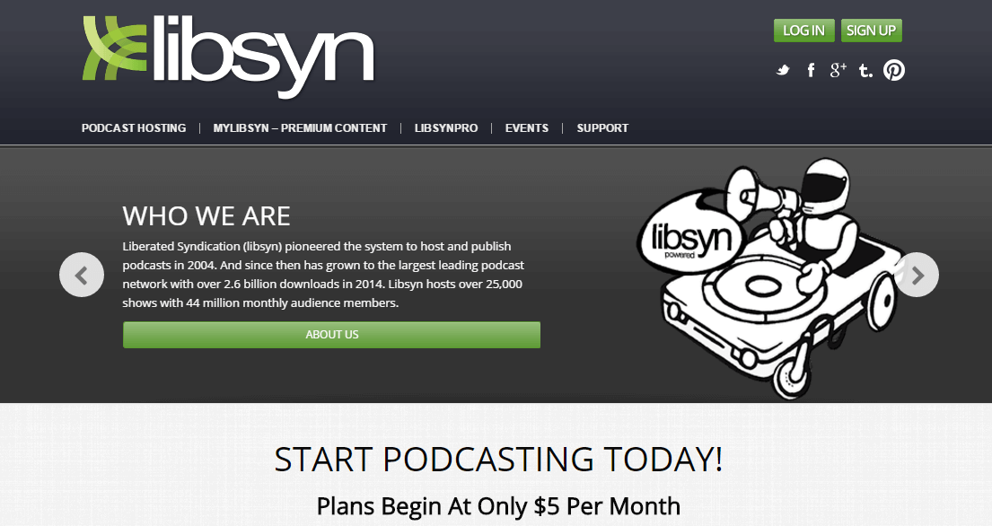 Libsyn Podcast Hosting