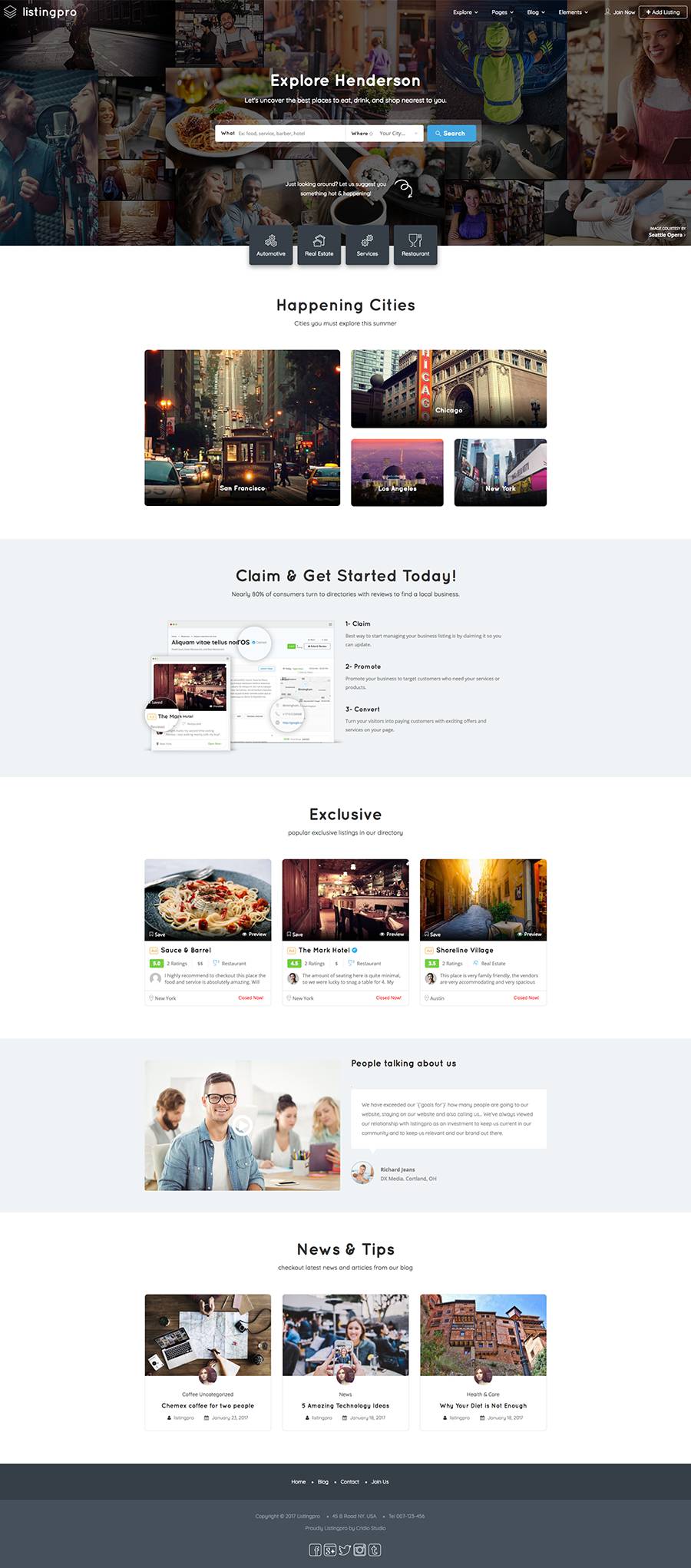 ListingPro End to End Directory WordPress Theme WPExplorer