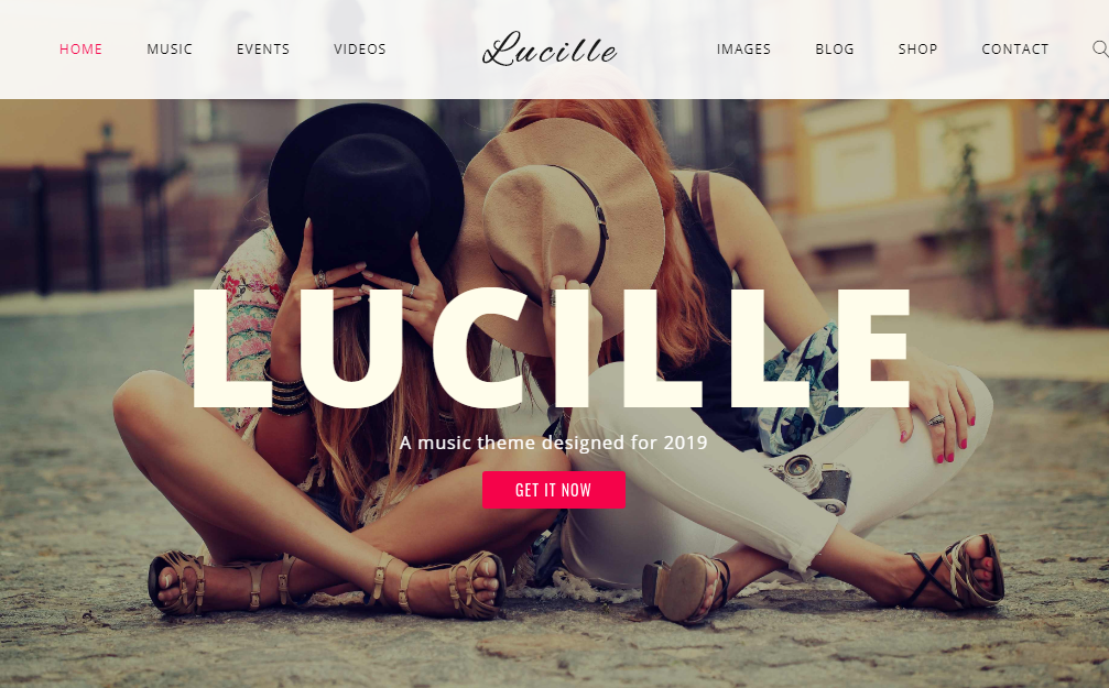 lucille wordpress music theme