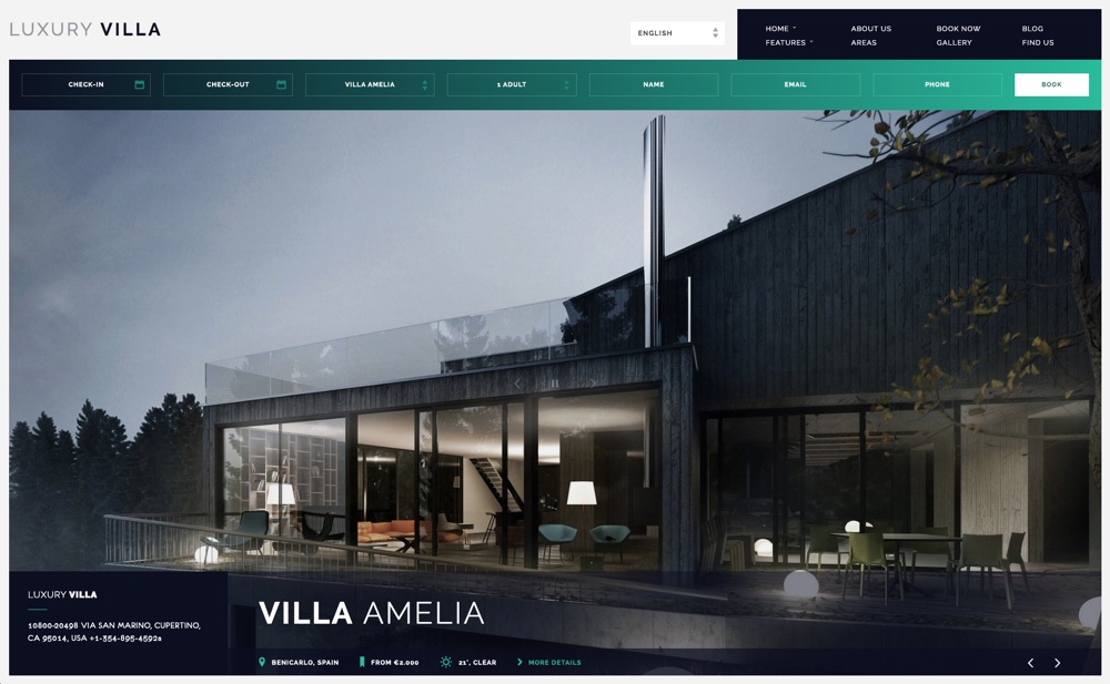Luxury Villa WordPress Theme