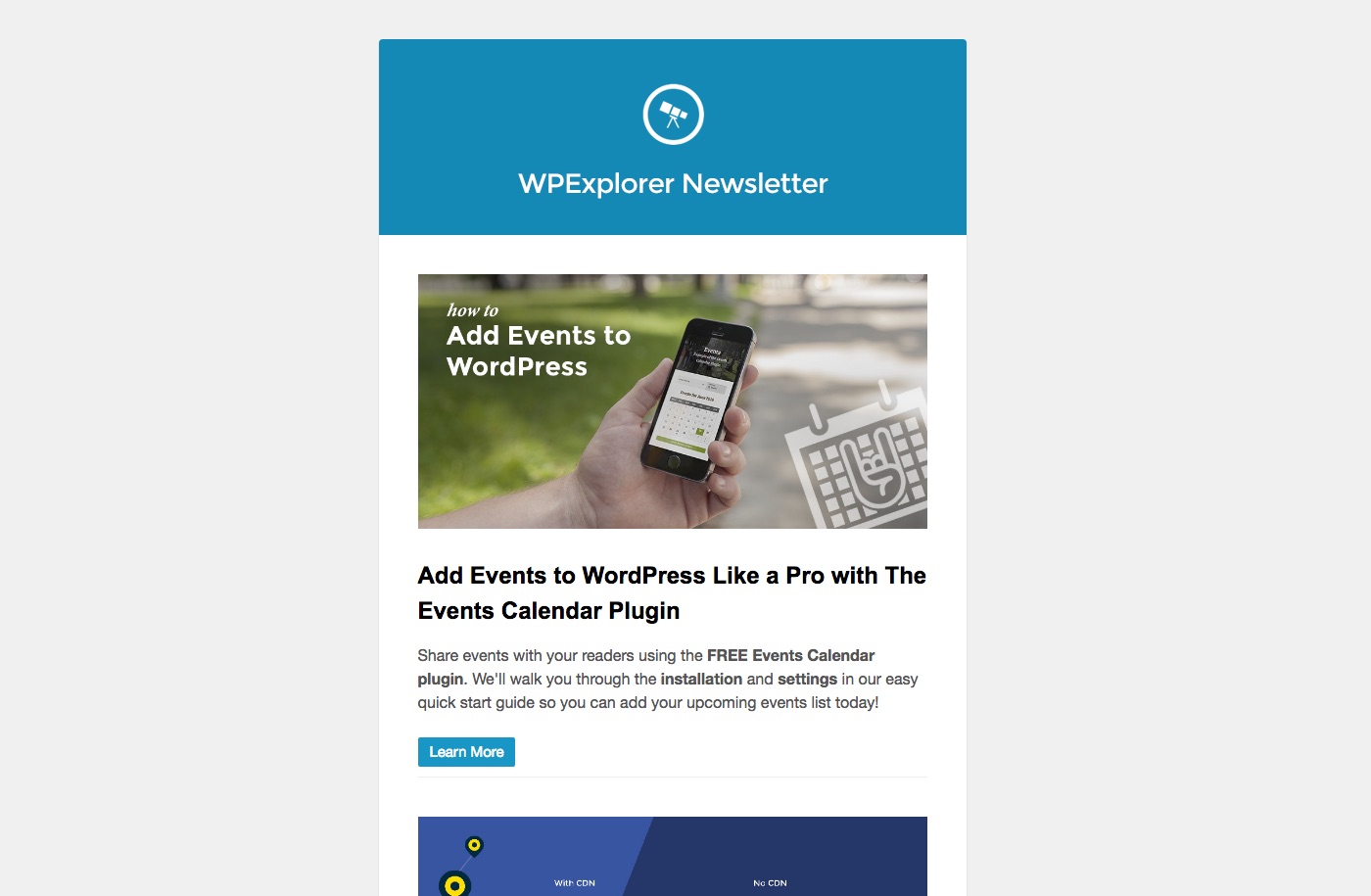 Newsletter Built With MailChimp