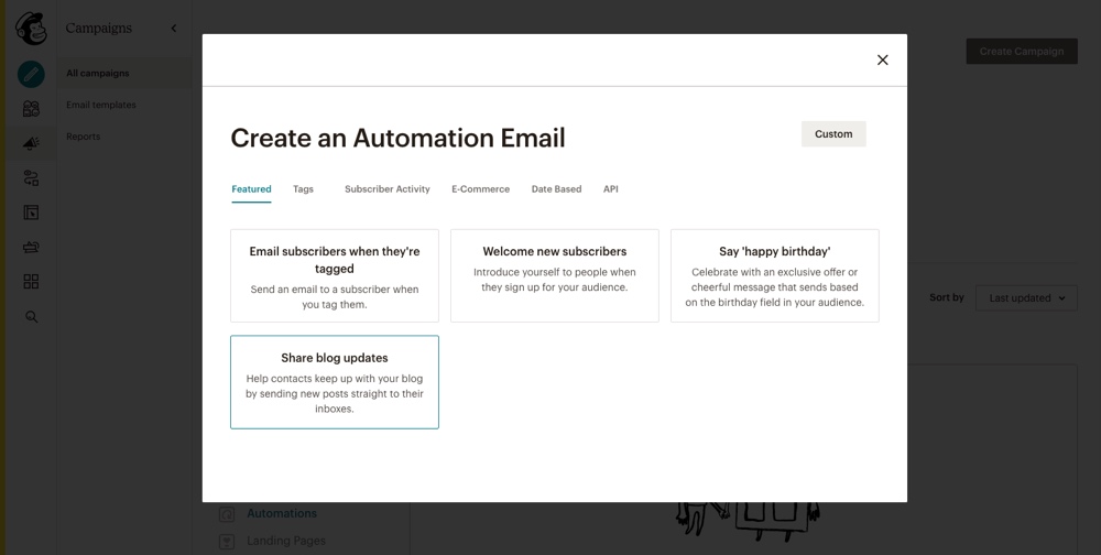 Cómo compartir publicaciones de blog a través de su proveedor de servicios de correo electrónico