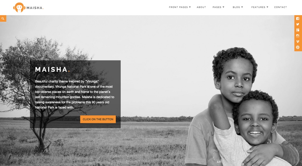 Maisha Charity WordPress Theme