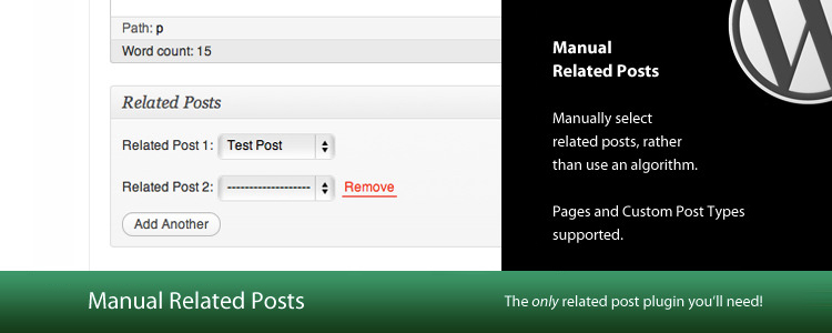 Manual Related Posts Premium WordPress Plugin
