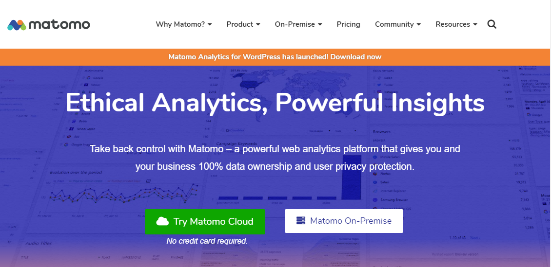 matomo analytics features