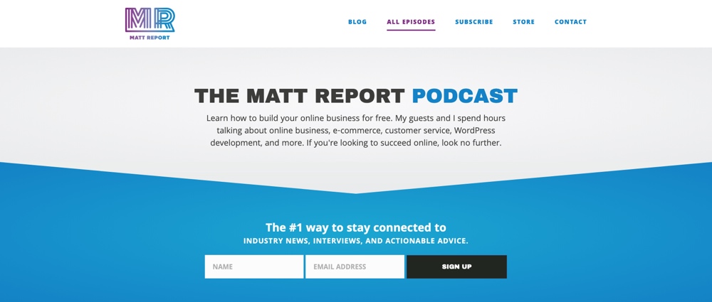 Matt Report Podcast