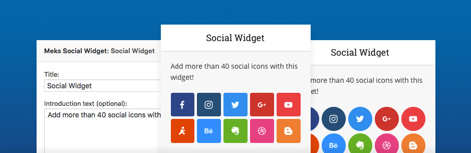 Meks Smart Social Widget