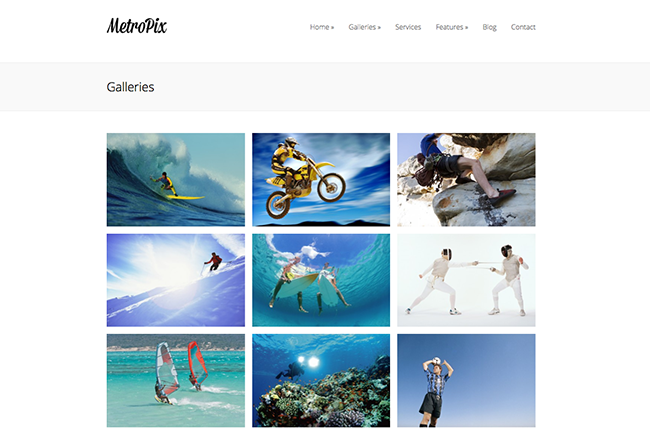 wordpress gallery theme