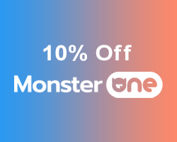 MonsterONE 10% Off