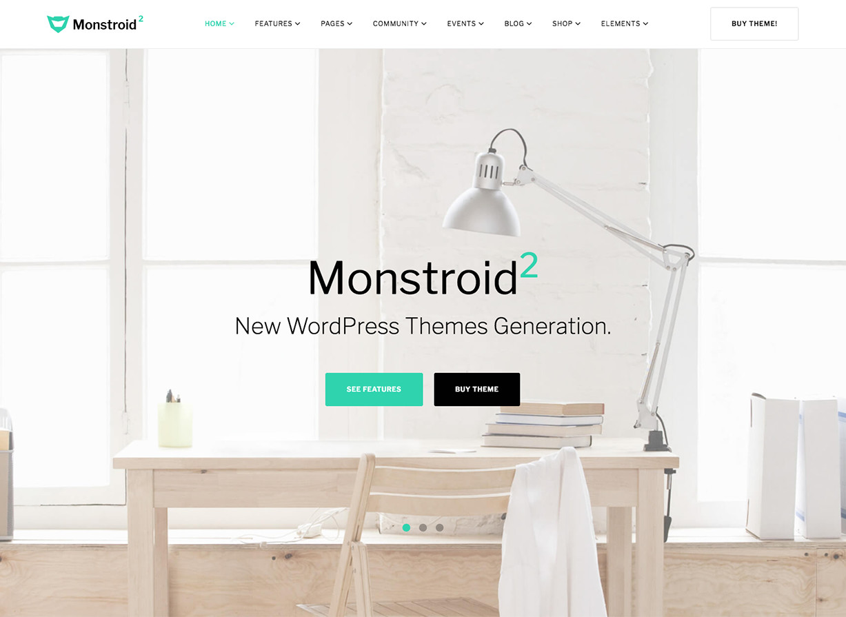 Monstroid 2 Business WordPress Theme