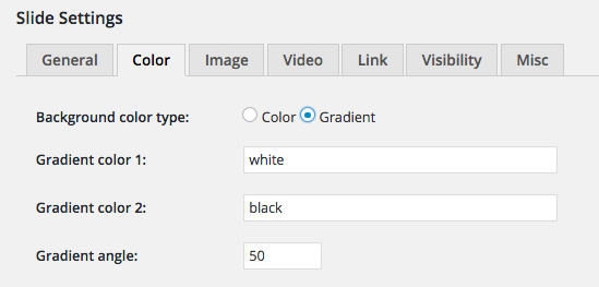 MotoPress Slider Color Settings