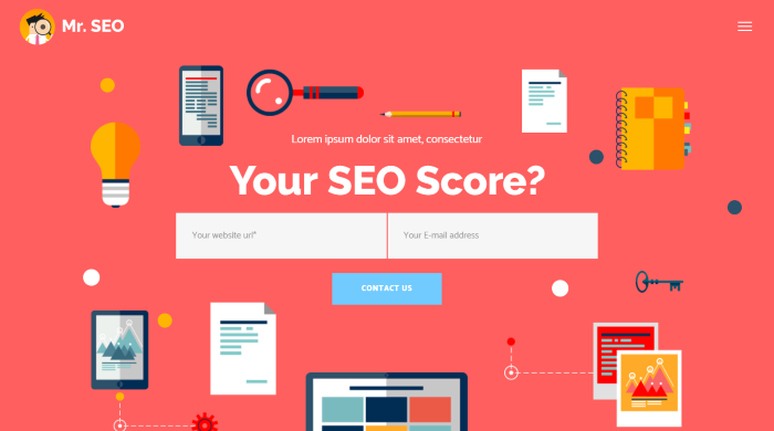 Mr SEO - tema de WordPress para agencia de marketing digital
