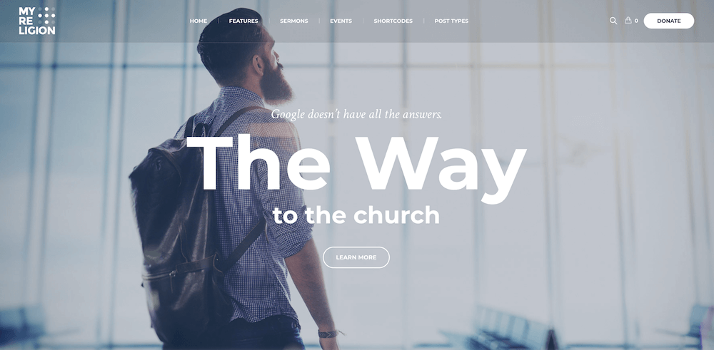 My Religion Church WordPress Theme