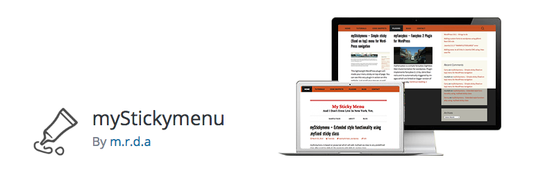 myStickymenu Free WordPress Plugin