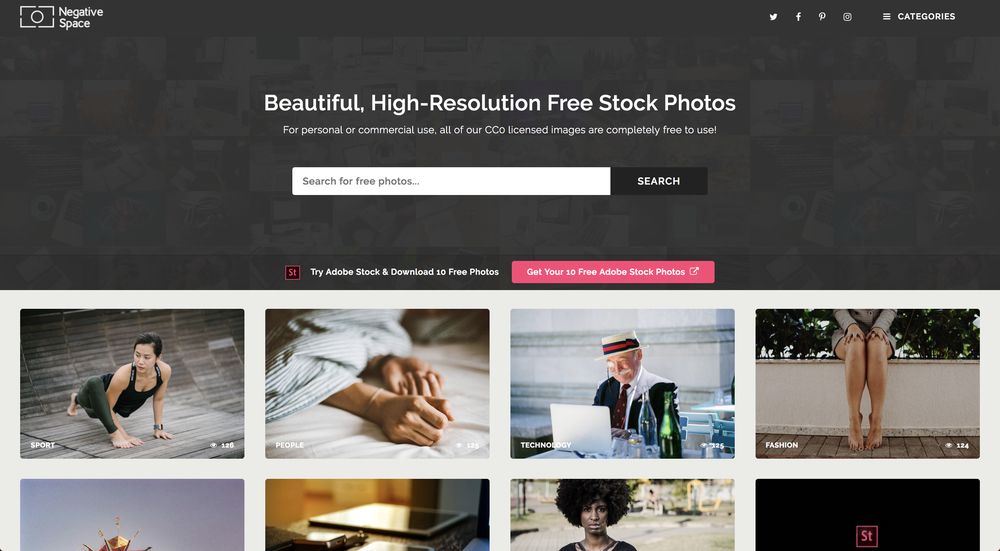 negative space free high-resolution stock photos wpexplorer