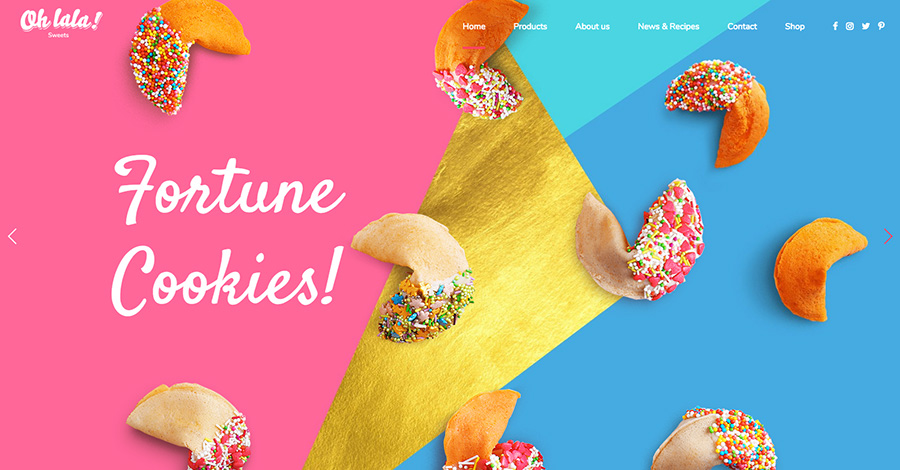 Ohlala Cake Shop, Ice Cream & Juice Bar WordPress Theme