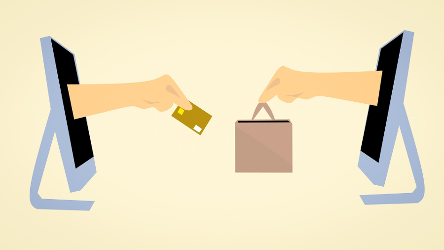 the buying process for online stores