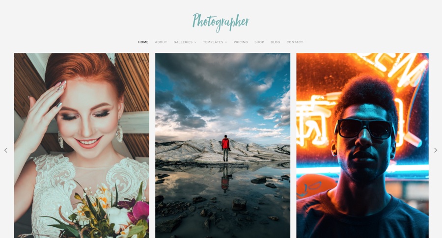 Фотограф WordPress Theme