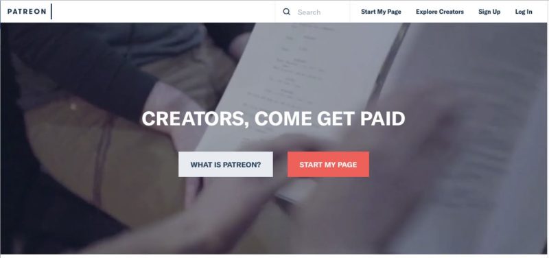 Patreon to Crowdfund Your Site