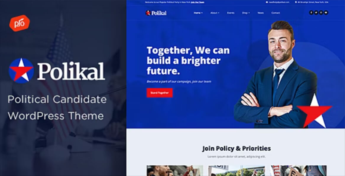 Politikal Political WordPress Theme