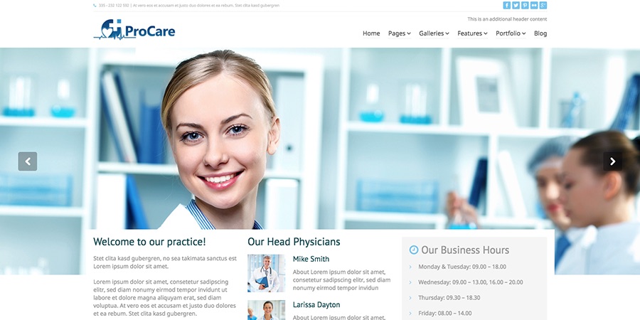 Procare - Medical WordPress Theme