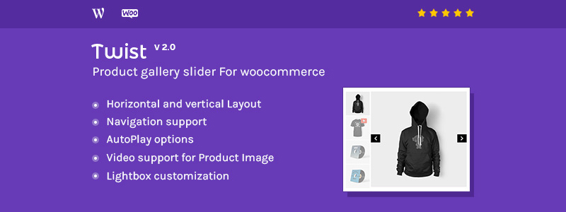 Product Gallery Slider for WooCommerce - Twist Premium Add-on