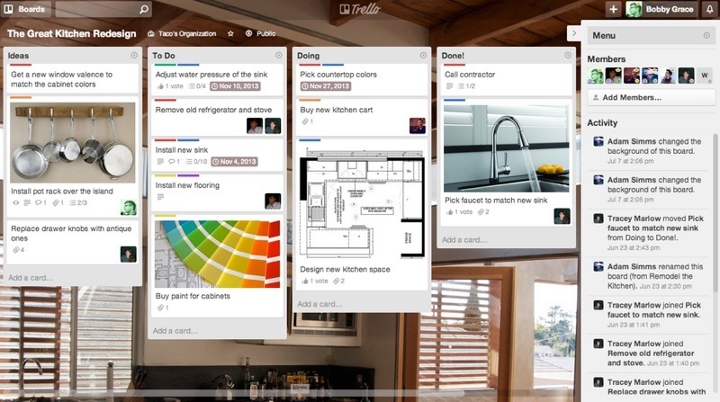 Project management tools like Trello help things run smoothly.