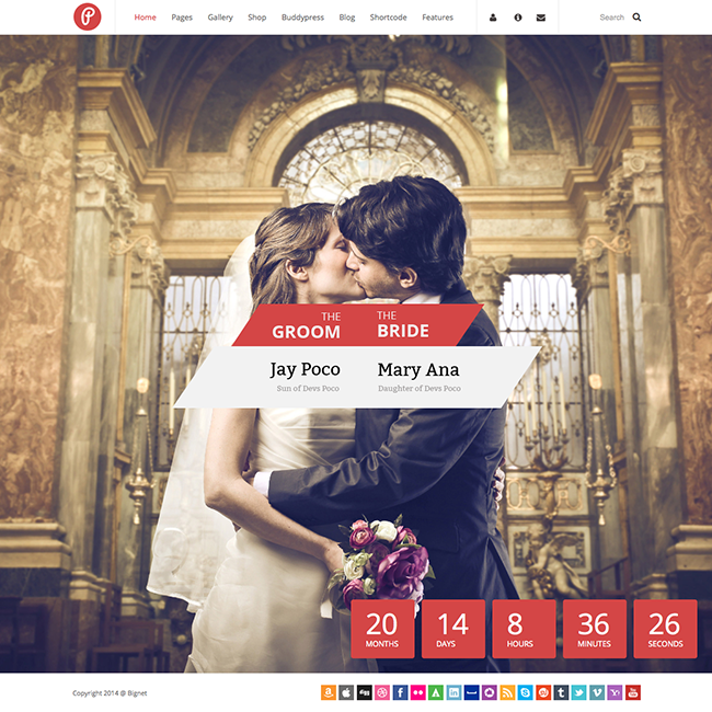 pump wedding wordpress theme wpexplorer wedding wp theme