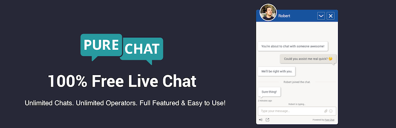 Pure Chat - Free Chat WordPress Plugin