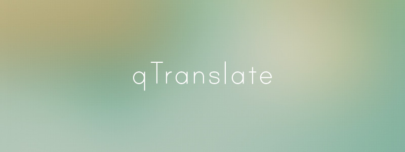 Translate WordPress with qTranslate