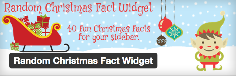 Random Christmas Facts Widget