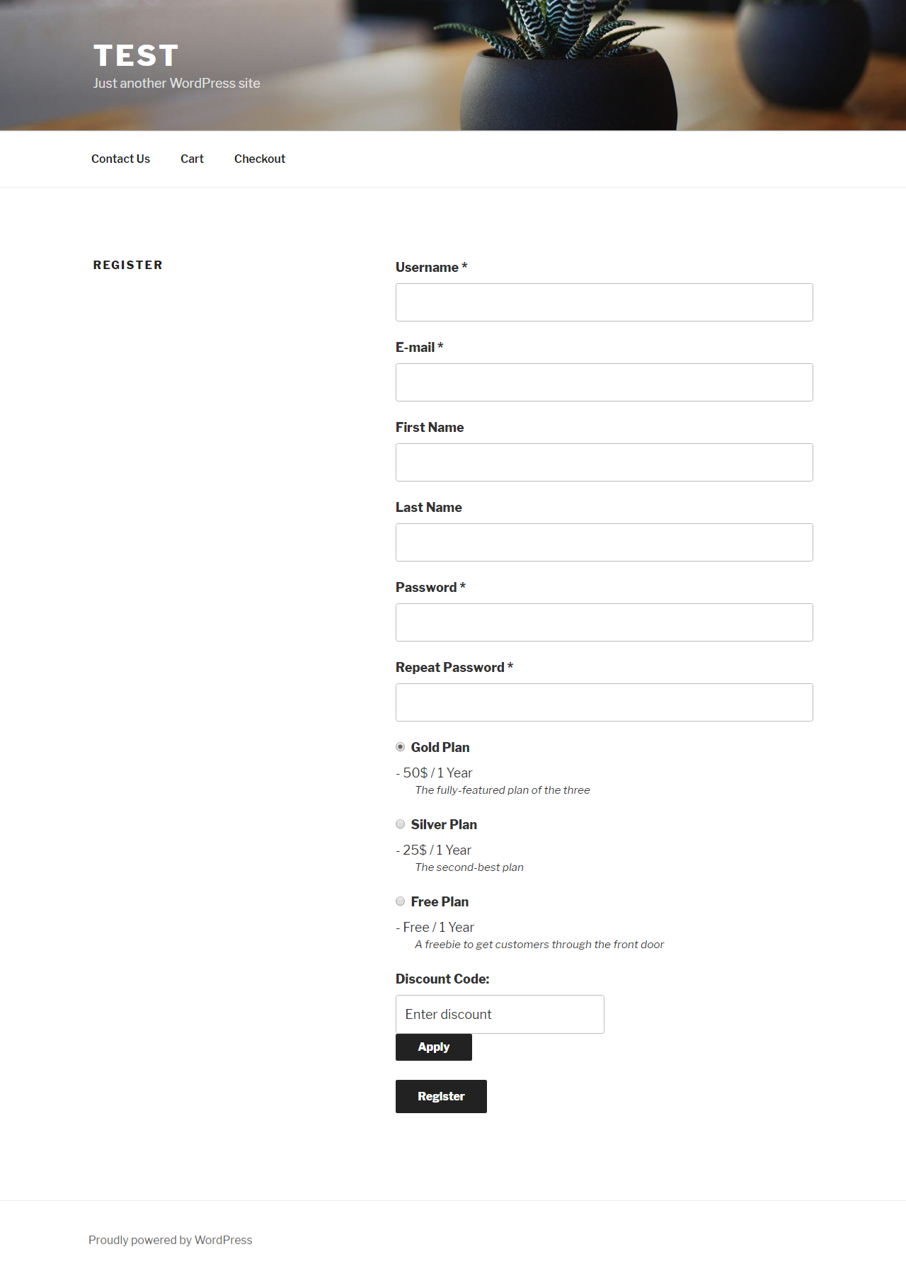 Paid Member Subscriptions Pro Frontend Form